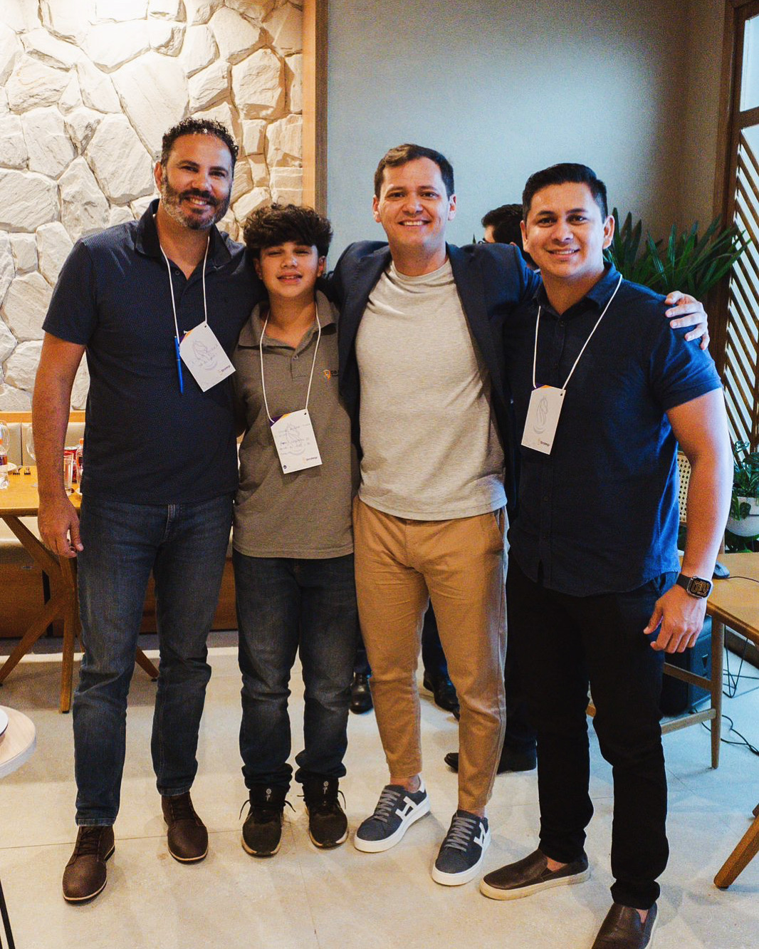 Daniel em evento empresarial