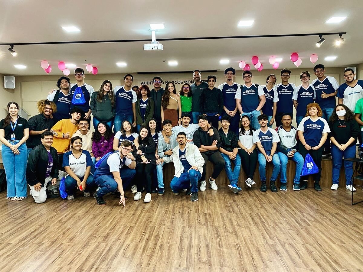 Palestra com estudantes SESI/SENAI